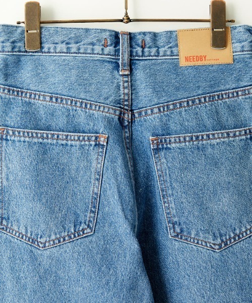 NEEDBY heritage（ニードバイヘリテージ）の「[NEEDBY heritage/ニ―ドバイヘリテージ] LUNA ハイライズルーズストレートデニム（デニムパンツ・レディース・ライトインディゴブルー・23/24/25/26）」の2枚目の写真