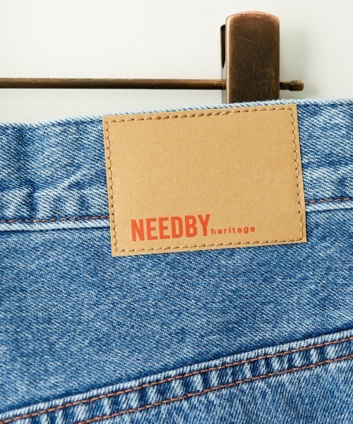 NEEDBY heritage（ニードバイヘリテージ）の「[NEEDBY heritage/ニ―ドバイヘリテージ] LUNA ハイライズルーズストレートデニム（デニムパンツ・レディース・ライトインディゴブルー・23/24/25/26）」の7枚目の写真