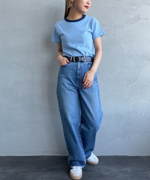 NEEDBY heritage（ニードバイヘリテージ）の「[NEEDBY heritage/ニ―ドバイヘリテージ] LUNA ハイライズルーズストレートデニム（デニムパンツ・レディース・ライトインディゴブルー・23/24/25/26）」の18枚目の写真