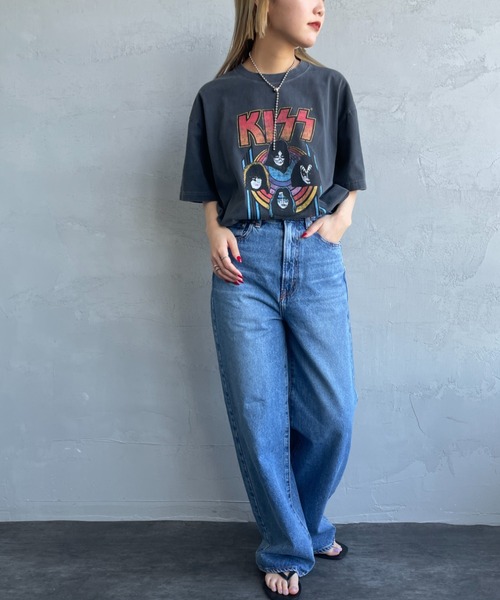 NEEDBY heritage（ニードバイヘリテージ）の「[NEEDBY heritage/ニ―ドバイヘリテージ] LUNA ハイライズルーズストレートデニム（デニムパンツ・レディース・ライトインディゴブルー・23/24/25/26）」の12枚目の写真