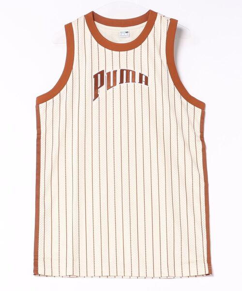 PUMA(プーマ)の「PUMA プーマ ウィメンズ フォー ザ ファンベース メッシュ タンクドレス(ワンピース・レディース・ブラック/ホワイト系その他・LARGE/MEDIUM/SMALL/X-SMALL)」の4枚目の写真