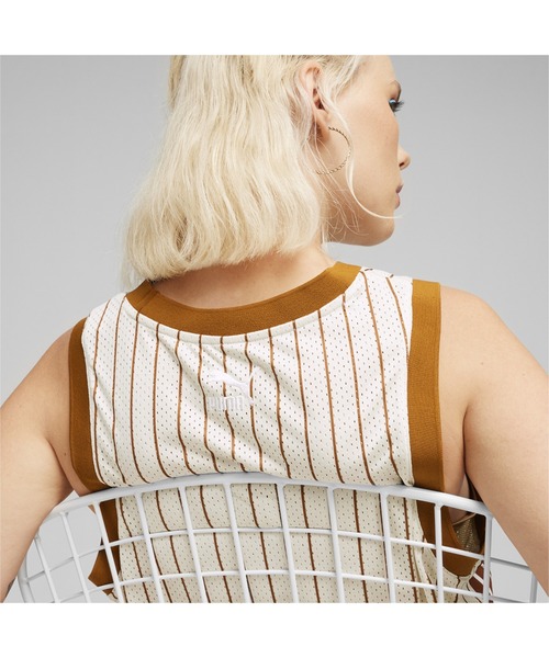 PUMA(プーマ)の「PUMA プーマ ウィメンズ フォー ザ ファンベース メッシュ タンクドレス(ワンピース・レディース・ブラック/ホワイト系その他・LARGE/MEDIUM/SMALL/X-SMALL)」の16枚目の写真