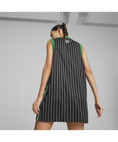 PUMA(プーマ)の「PUMA プーマ ウィメンズ フォー ザ ファンベース メッシュ タンクドレス(ワンピース・レディース・ブラック/ホワイト系その他・LARGE/MEDIUM/SMALL/X-SMALL)」の8枚目の写真