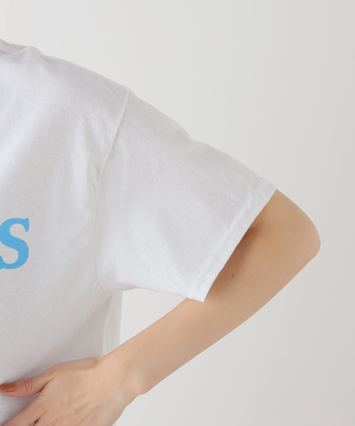 FRAMeWORK(フレームワーク)の「【BLUESCENTRIC / ブルースセントリック】 MY GRASS IS BLUE SS TEE(Tシャツ/カットソー・レディース・ホワイト・FREE)」の10枚目の写真