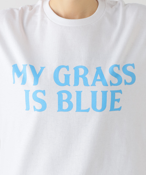 FRAMeWORK(フレームワーク)の「【BLUESCENTRIC / ブルースセントリック】 MY GRASS IS BLUE SS TEE(Tシャツ/カットソー・レディース・ホワイト・FREE)」の11枚目の写真