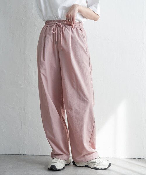 VENCEEXCHANGE（ヴァンスエクスチェンジ）の「ナイロンカーブパンツ（その他パンツ・レディース・チャコールグレー/ブラック/ピンク系その他/グリーン系その他・FREE）」の4枚目の写真