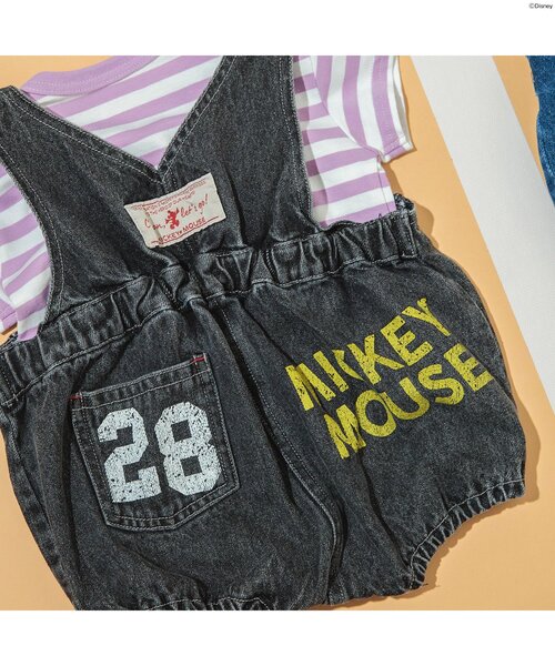 Disney(ディズニー)の「【リンク】ディズニーキャラクター 2Pデニムサロペット(その他ベビーウェア・キッズ・ブラック/ブルー・80/70)」の6枚目の写真