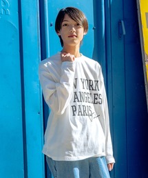 GLAZOS | 【プチプラ】アソートフロントロゴ長袖Tシャツ(Tシャツ/カットソー)