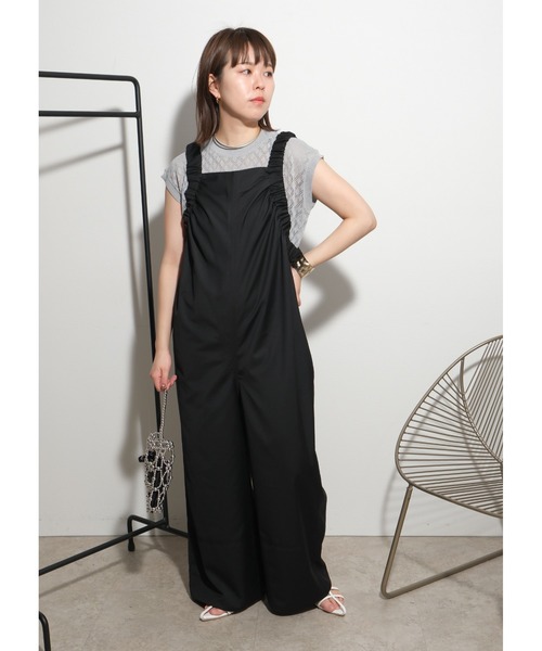 palm RICHE(ポームリシュ)の「レース編みニットTOPS(ニット/セーター・レディース・グレー/ブラック/パープル・M)」の11枚目の写真
