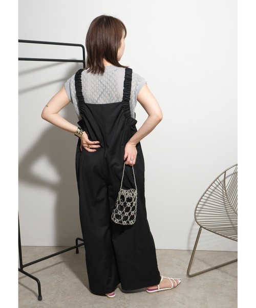 palm RICHE(ポームリシュ)の「レース編みニットTOPS(ニット/セーター・レディース・グレー/ブラック/パープル・M)」の12枚目の写真