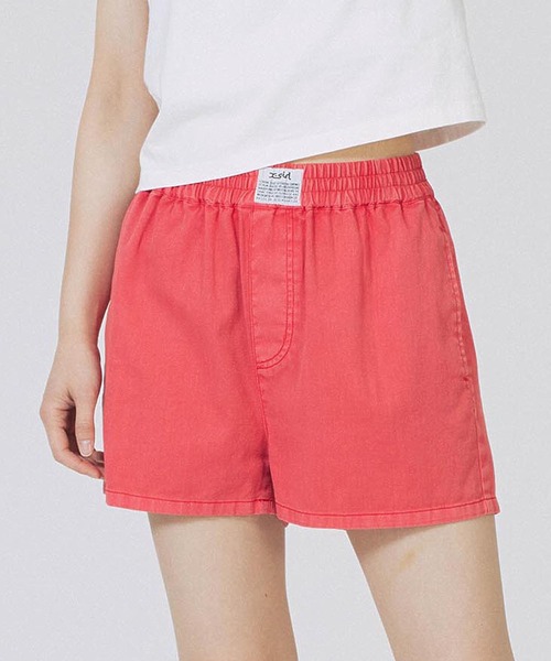 【セール】PIGMENT DYED EASY SHORTS（その他パンツ）｜X-girl（エックスガール）