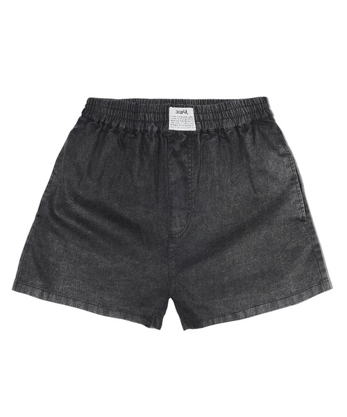 X-girl（エックスガール）の「PIGMENT DYED EASY SHORTS（その他パンツ・レディース・ブラック/オリーブ/レッド・XS/S/M）」の9枚目の写真