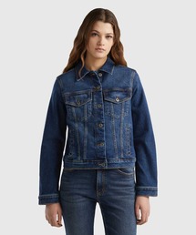 UNITED CORORS OF BENETTON デニムジャケット　桜ピンク UNITED CORORS OF BENETTON デニムジャケット 桜ピンク