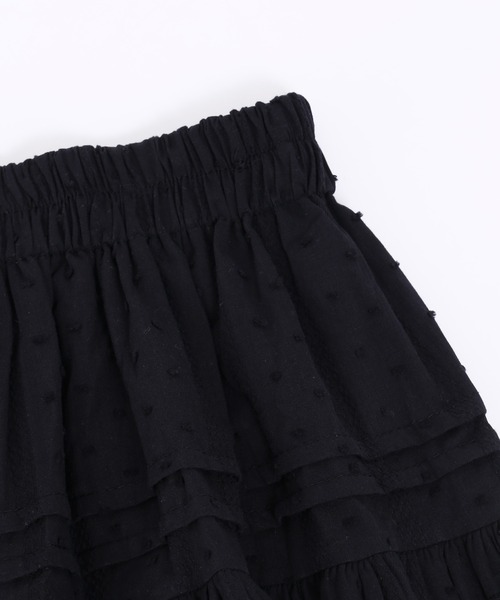 PHILLY（フィリー）の「《大バズり中★》コットンレースティアードミニスカート（スカート・レディース・ブラック/ホワイト・FREE）」の5枚目の写真