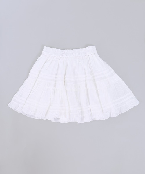 PHILLY（フィリー）の「《大バズり中★》コットンレースティアードミニスカート（スカート・レディース・ブラック/ホワイト・FREE）」の3枚目の写真