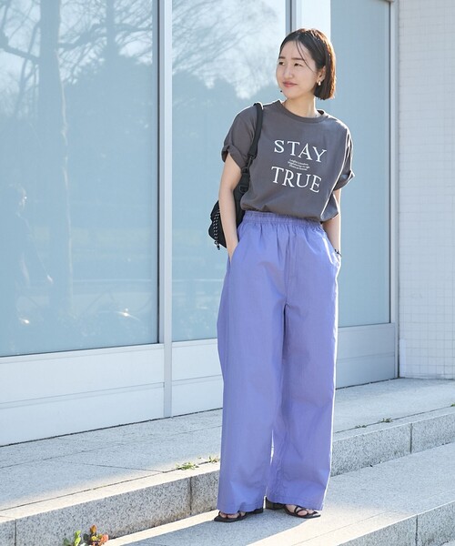 Dickies(ディッキーズ)の「【WEB限定】Dickies(ディッキーズ)コットンダンプワイドパンツ(その他パンツ・レディース・ブラック/ベージュ/ケリーグリーン/コバルトブルー・M/L)」の8枚目の写真