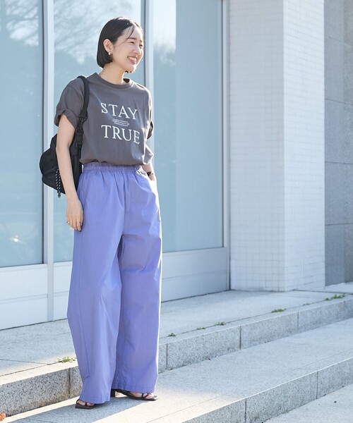 Dickies(ディッキーズ)の「【WEB限定】Dickies(ディッキーズ)コットンダンプワイドパンツ(その他パンツ・レディース・ブラック/ベージュ/ケリーグリーン/コバルトブルー・M/L)」の10枚目の写真