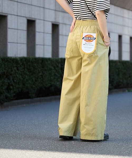 Dickies(ディッキーズ)の「【WEB限定】Dickies(ディッキーズ)コットンダンプワイドパンツ(その他パンツ・レディース・ブラック/ベージュ/ケリーグリーン/コバルトブルー・M/L)」の12枚目の写真