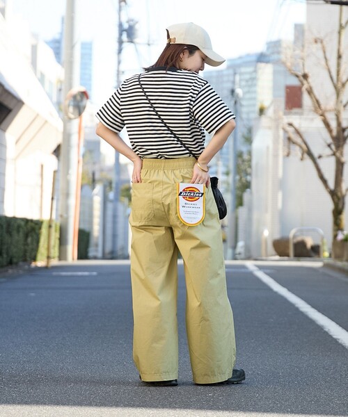 Dickies(ディッキーズ)の「【WEB限定】Dickies(ディッキーズ)コットンダンプワイドパンツ(その他パンツ・レディース・ブラック/ベージュ/ケリーグリーン/コバルトブルー・M/L)」の15枚目の写真