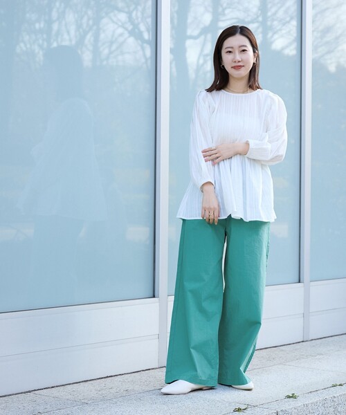 Dickies(ディッキーズ)の「【WEB限定】Dickies(ディッキーズ)コットンダンプワイドパンツ(その他パンツ・レディース・ブラック/ベージュ/ケリーグリーン/コバルトブルー・M/L)」の18枚目の写真