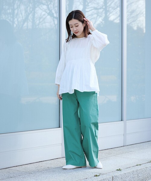 Dickies(ディッキーズ)の「【WEB限定】Dickies(ディッキーズ)コットンダンプワイドパンツ(その他パンツ・レディース・ブラック/ベージュ/ケリーグリーン/コバルトブルー・M/L)」の19枚目の写真
