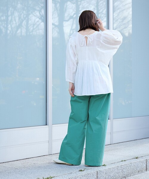 Dickies(ディッキーズ)の「【WEB限定】Dickies(ディッキーズ)コットンダンプワイドパンツ(その他パンツ・レディース・ブラック/ベージュ/ケリーグリーン/コバルトブルー・M/L)」の20枚目の写真