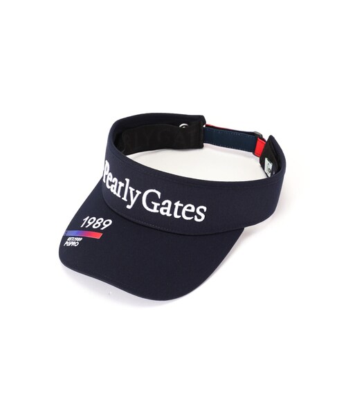 新品未使用☆PEARLY GATES キャップ パーリーゲイツ バイザー ネイビー （パーリーゲイツ Pearly 目