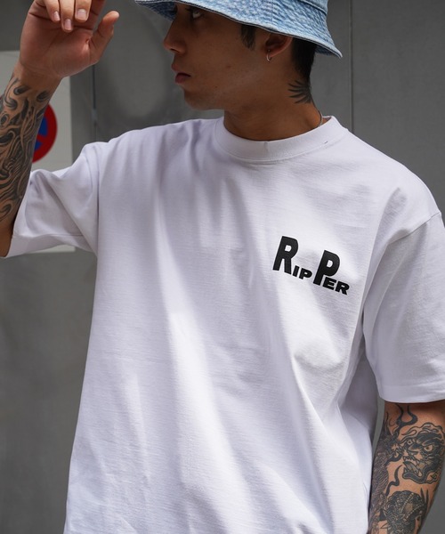RIPPER】シンプル RIPPER プリントTシャツ / 8oz スーパー