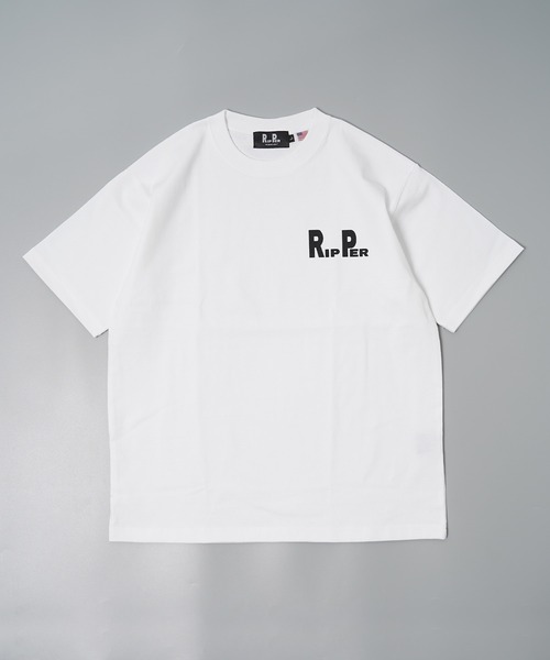RIPPER】シンプル RIPPER プリントTシャツ / 8oz スーパー