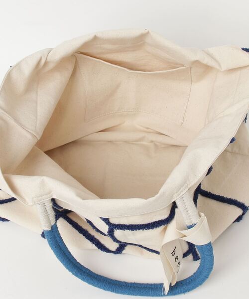 【美品】beej/ビージ　Loop check big tote bag 楽天市場】【LINE登録で500円オフクーポン】beej ビージ Loop