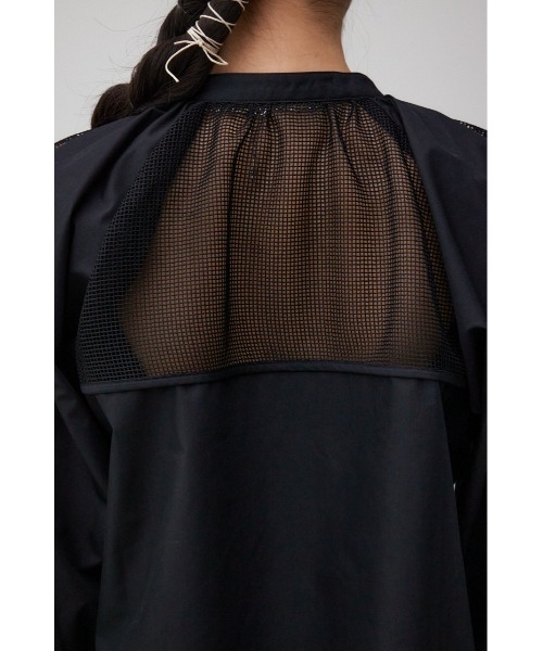 AZUL by moussy(アズールバイマウジー)の「メッシュ切り替えボリュームスリーブシャツ(シャツ/ブラウス・レディース・ブラック/アイボリー・FREE)」の20枚目の写真