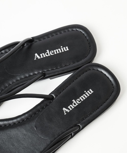 Andemiu（アンデミュウ）の「フラットサンダル119581（サンダル・レディース・オフホワイト/ブラック/ホワイト・LARGE/MEDIUM/SMALL）」の14枚目の写真
