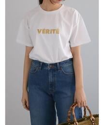 Te chichi | シンプルロゴプリントTシャツ(Tシャツ/カットソー)