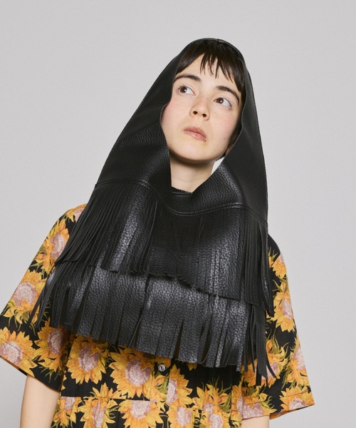 manana suerte(マニャーナスエルテ)の「フリンジショルダーバッグ(ショルダーバッグ・レディース・ブラック/ライトブルー・FREE)」の3枚目の写真