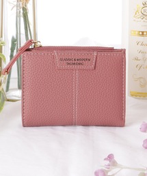 セール】レザー調 キルティング 二つ折り コンパクト 財布