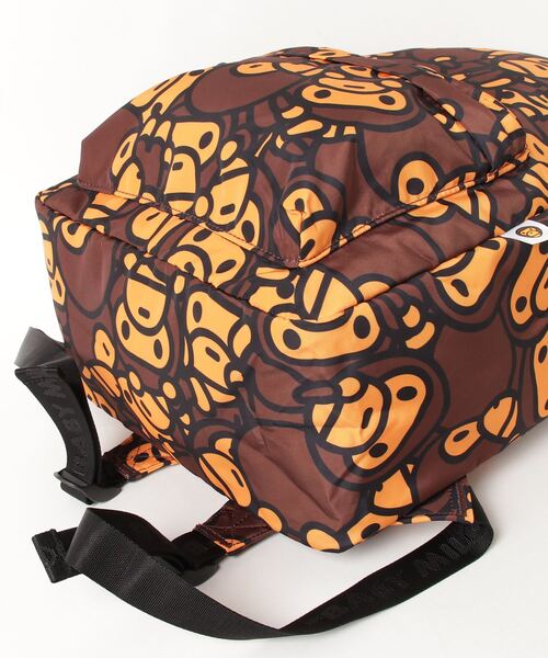 A BATHING APE(アベイシングエイプ)の「ALL BABY MILO MEDIUM BACKPACK(バックパック/リュック・メンズ・ブラウン・FREE)」の9枚目の写真