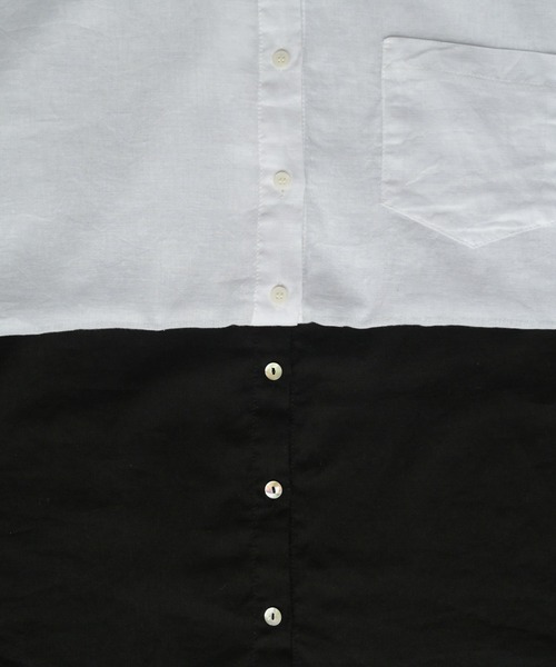 CANAL JEAN（キャナルジーン）の「El mar　コットンシアーシャツ（シャツ/ブラウス・レディース・ホワイト/ブラック・ONE SIZE）」の15枚目の写真