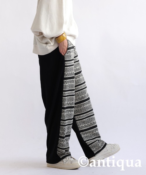 エスニック柄パンツ（その他パンツ）｜antiqua（アンティカ）