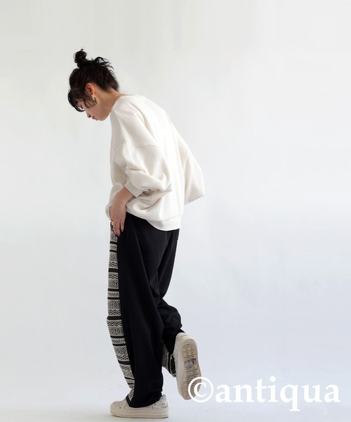 エスニック柄パンツ（その他パンツ）｜antiqua（アンティカ）
