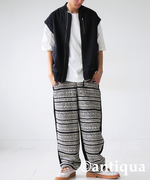 エスニック柄パンツ（その他パンツ）｜antiqua（アンティカ）