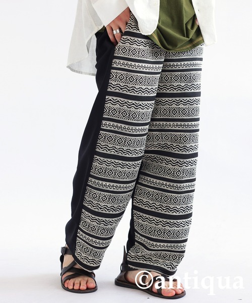 エスニック柄パンツ（その他パンツ）｜antiqua（アンティカ）