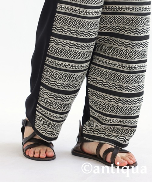 エスニック柄パンツ（その他パンツ）｜antiqua（アンティカ）