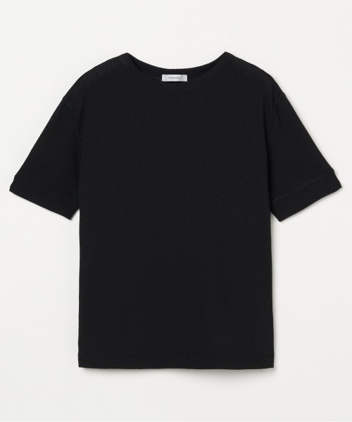 HELIOPOLE(エリオポール)の「DRY TOUCH RIB CREW NECK(Tシャツ/カットソー・レディース・ブラック/サックスブルー/ホワイト・38)」の3枚目の写真