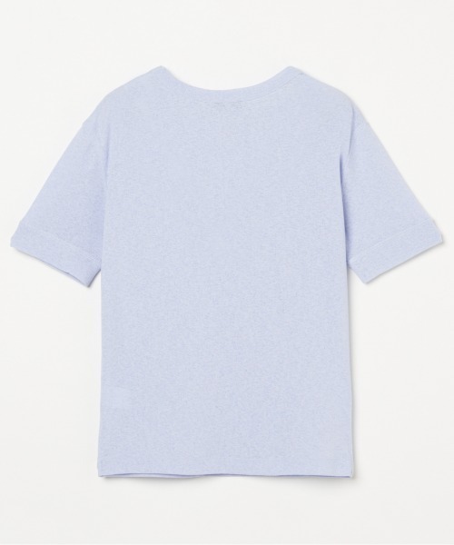 HELIOPOLE(エリオポール)の「DRY TOUCH RIB CREW NECK(Tシャツ/カットソー・レディース・ブラック/サックスブルー/ホワイト・38)」の5枚目の写真