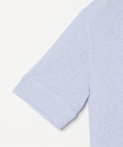 HELIOPOLE(エリオポール)の「DRY TOUCH RIB CREW NECK(Tシャツ/カットソー・レディース・ブラック/サックスブルー/ホワイト・38)」の7枚目の写真