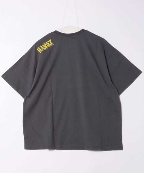 HEAD ROCK（ヘッドロック）の「HEADROCK/ヘッドロック 半袖オーバーサイズTシャツ（大人）（Tシャツ/カットソー・メンズ・オートミール/ベージュ/ネイビー/スミクロ・165/175/185）」の5枚目の写真