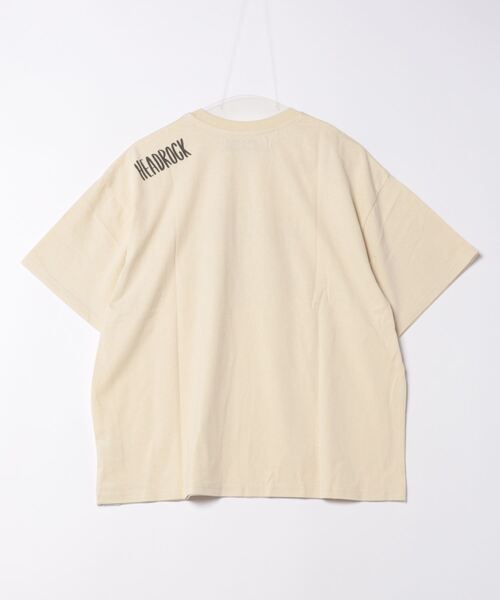 HEAD ROCK（ヘッドロック）の「HEADROCK/ヘッドロック 半袖オーバーサイズTシャツ（大人）（Tシャツ/カットソー・メンズ・オートミール/ベージュ/ネイビー/スミクロ・165/175/185）」の6枚目の写真