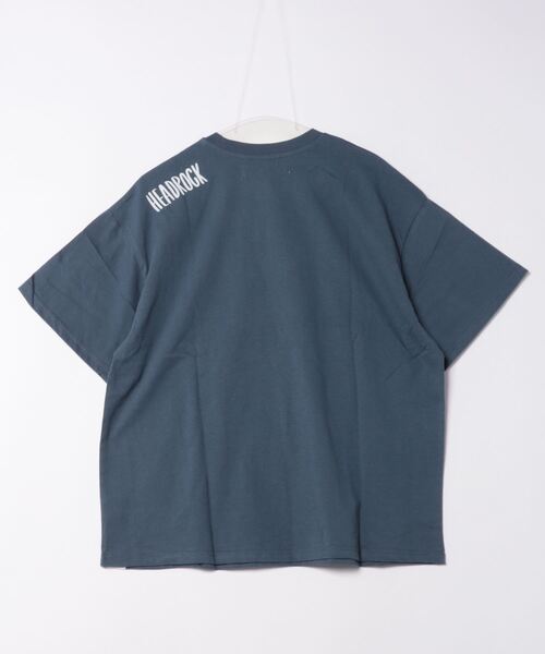 HEAD ROCK（ヘッドロック）の「HEADROCK/ヘッドロック 半袖オーバーサイズTシャツ（大人）（Tシャツ/カットソー・メンズ・オートミール/ベージュ/ネイビー/スミクロ・165/175/185）」の8枚目の写真