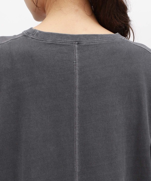 LAKOLE(ラコレ)の「ピグメント袖フリルワンピース / 119356(ワンピース・レディース・アイボリー/チャコールグレー/ブルー・SMALL/MEDIUM)」の11枚目の写真