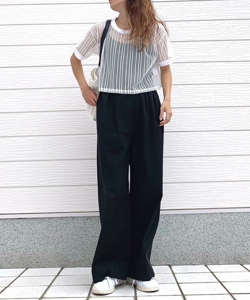 セール】 メッシュZIPトップス （Tシャツ）｜KBF / ケービーエフ